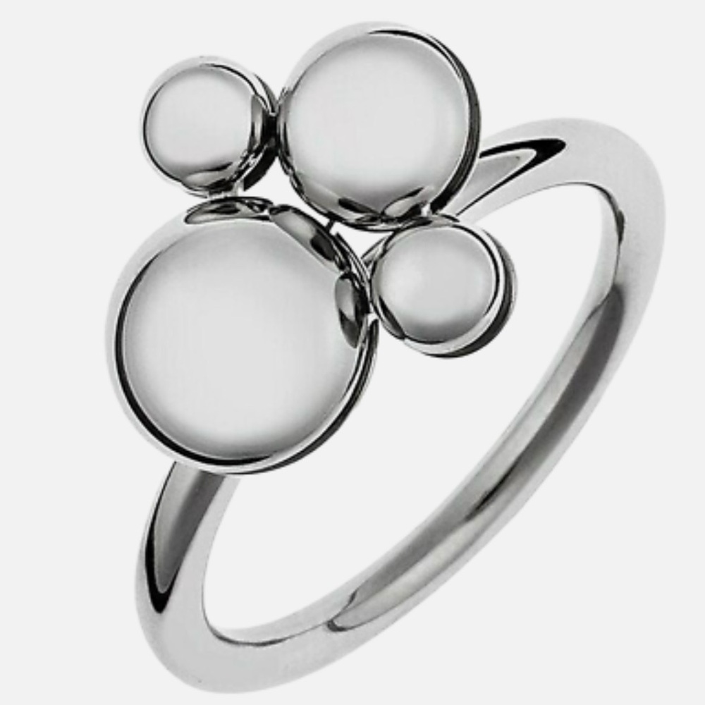NWT Calvin Klein Women's Collection Silver Spin Ring